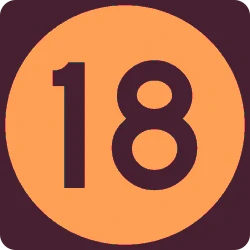 18+